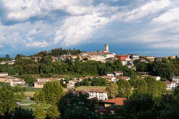 San Daniele in Friuli Cityscape  of the Northern Italian Town Famous for Prosciutto Ham