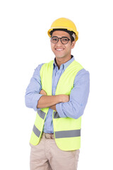 crossed arms engineer