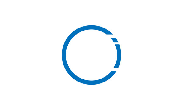 Initial Letter CI, C, I Logo