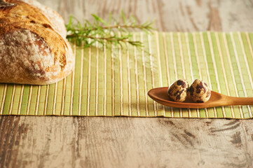 Raw rustic traditional still life