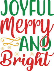 Joyful merry and blessed vector arts