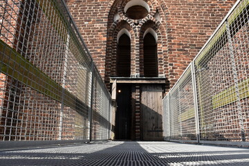 Übergang zwischen den Türmen der Marienkirche in Prenzlau