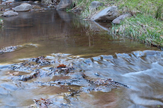 A softly flowing Tonto Creek, in northern Arizona. 