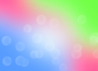 Abstract blurred gradient background in bright colors with soft bokeh.