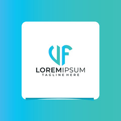  vf letter design for logo and icon.az typogvfphy for technology, business and real estate bvfnd.az monogvfm logo.vector