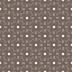 pattern design with abstract ornament motif