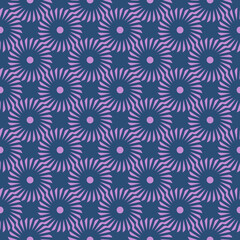 pattern design with abstract ornament motif