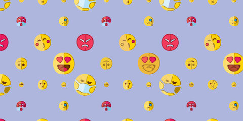emoji pattern design very cute