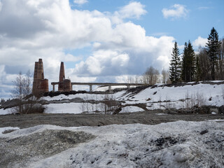 landscape with the ruins