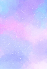 背景素材_水彩テクスチャ_夜空