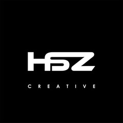 HSZ Letter Initial Logo Design Template Vector Illustration