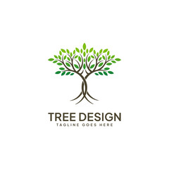Obraz premium Template Tree of life logo inspiration