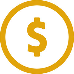 Dollar Coin Icon
