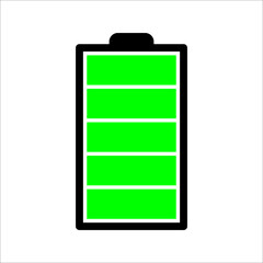 of battery icon, on a white background.