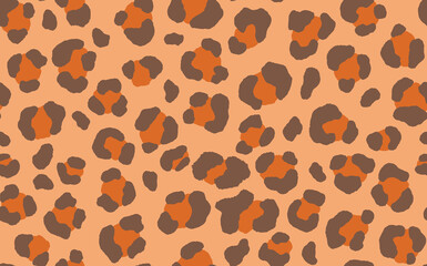 Abstract modern leopard seamless pattern. Animals trendy background. Color decorative vector stock illustration for print, card, postcard, fabric, textile. Modern ornament of stylized skin