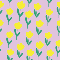 seamless pattern with flowers