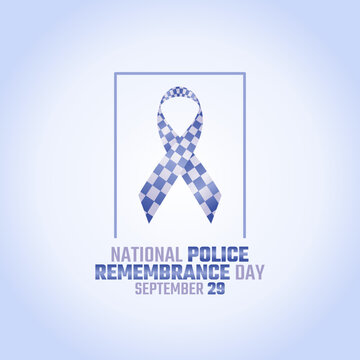 vector graphic of national police remembrance day good for national police remembrance day celebration. flat design. flyer design.flat illustration.