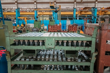 Production shop of a machine-building plant.