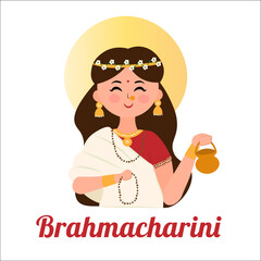brahmacharini mata navratri goddess nine forms of goddess durga indian festival navratri different avatars of durga mata
