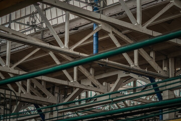 Production shop of a machine-building plant.