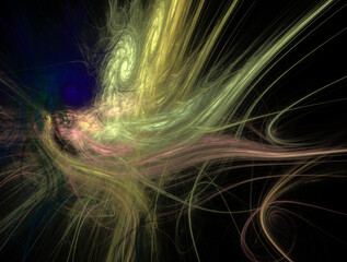 Imaginatory fractal abstract background Image