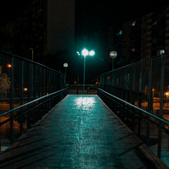 bridge at night