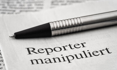 Reporter manipuliert