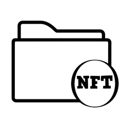 NFT Icon, NFT Logo, NFT Vector Illustration, NFT Icon Set,	
