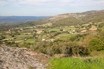 Landscape in Linhares da Beira; Portugal