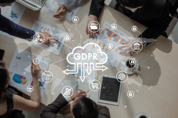 GDPR, Data Protection Regulation, Cyber ​​Security and Privacy , Internet security, secure data...