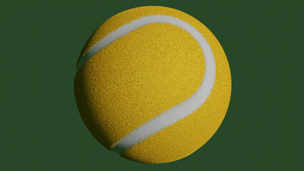 3d render of a Tennis Ball - 533009351