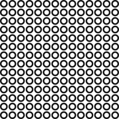 Hollow Circle Stroke Shapes Dot Pattern