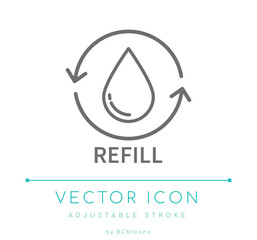 Refill Line Icon