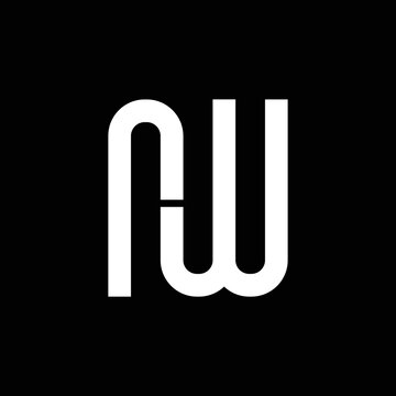 NW NW Logo Design, Creative Minimal Letter NW NW Monogram