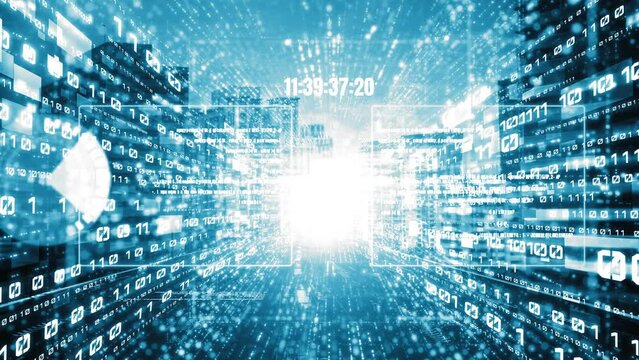 Software development, application programming code and tacit computer coding . Concept of smart digital transformation and technology disruption that changes global trends in new information era .