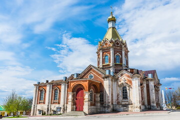 Ascension Cathedral in the central part of Kasimov, Ryazan region, Russia