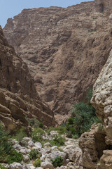 Fototapeta na wymiar Oman Wadi al_Shab