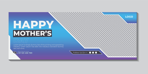 webinar facebook cover banner template design 