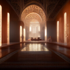 interior of a mosque