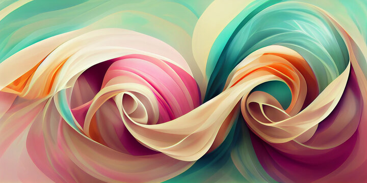 colorful waves background