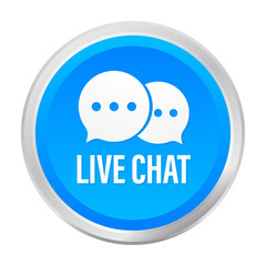 live chat speech bubbles concept.  stock illustration