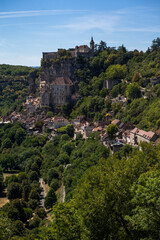 Fototapeta na wymiar General view of Rocamadour, France