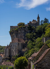 General view of Rocamadour, France