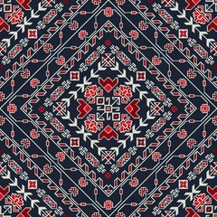 Fotobehang Georgian embroidery pattern 32 © Richard Laschon