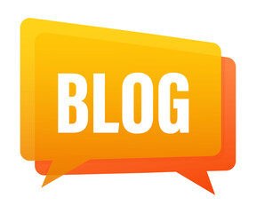 Blog, great design for any purposes. Social media marketing concept. Web design.  stock illustration.