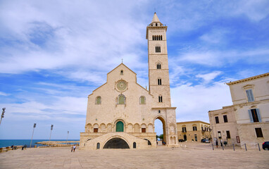 view of trani, with his famous cathedral