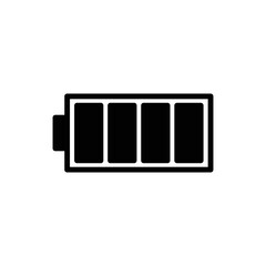 battery icon vector design simple and clean