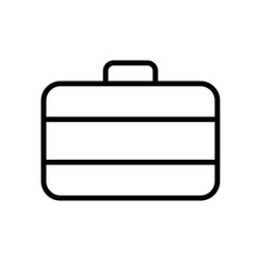 briefcase icon vector design simple and clean