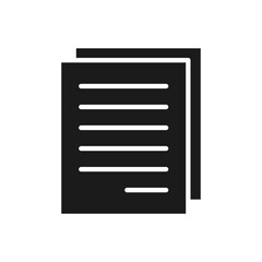 document icon vector design simple and clean