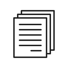 document icon vector design simple and clean